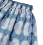 Anonymous Ism - Printed Voile Boxer Shorts - Blue