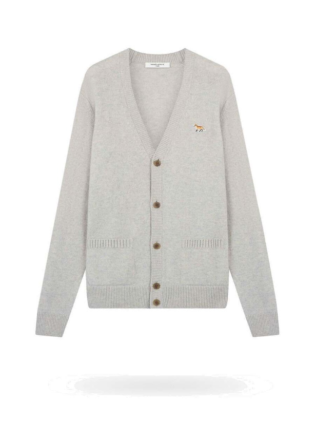 Photo: Maison Kitsune   Cardigan Grey   Mens