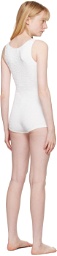 Gimaguas White Levante One-Piece Swimsuit