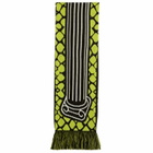 END. x Aries Moto Dodgem Scarf in Black/Green 