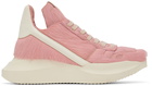 Rick Owens Pink Geo Geth Sneakers