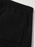 Stray Rats - Exo Straight-Leg Logo-Print Cotton-Jersey Sweatpants - Black