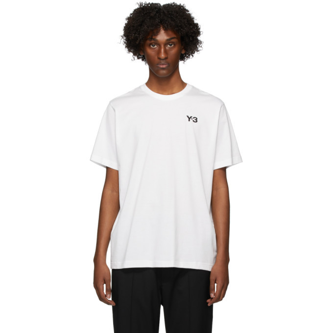 Photo: Y-3 White Graphic T-Shirt