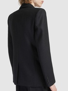 SAINT LAURENT - Double Breast Wool Blend Jacket