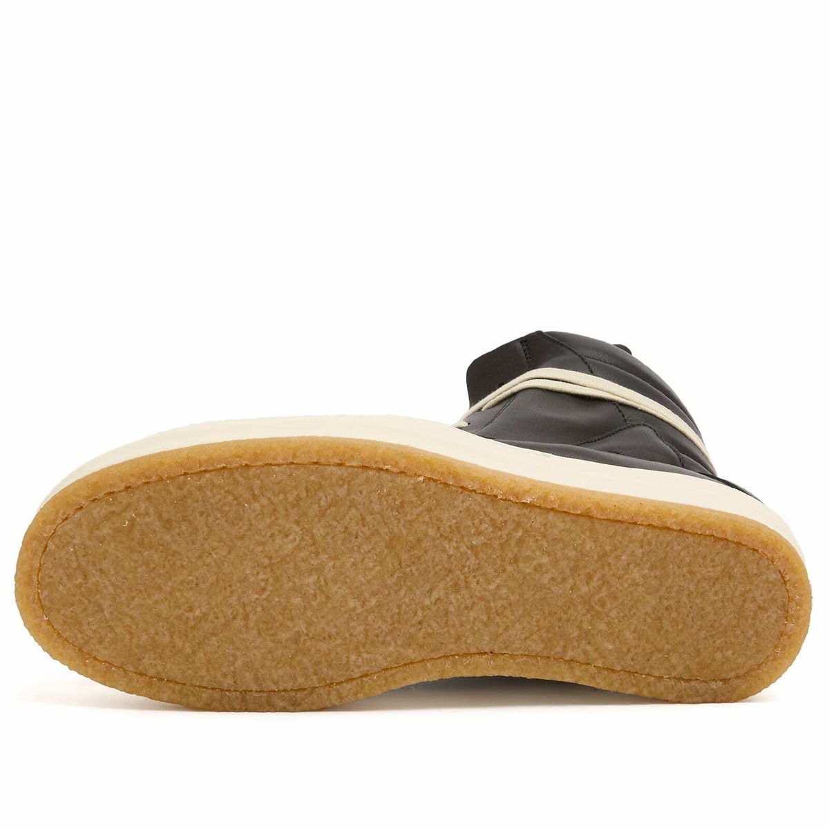 42 新品正規品 Rick Owens CREEP GEOBASKET Rick Owens Geobasket Black/Milk Size 42 for $375 Available in