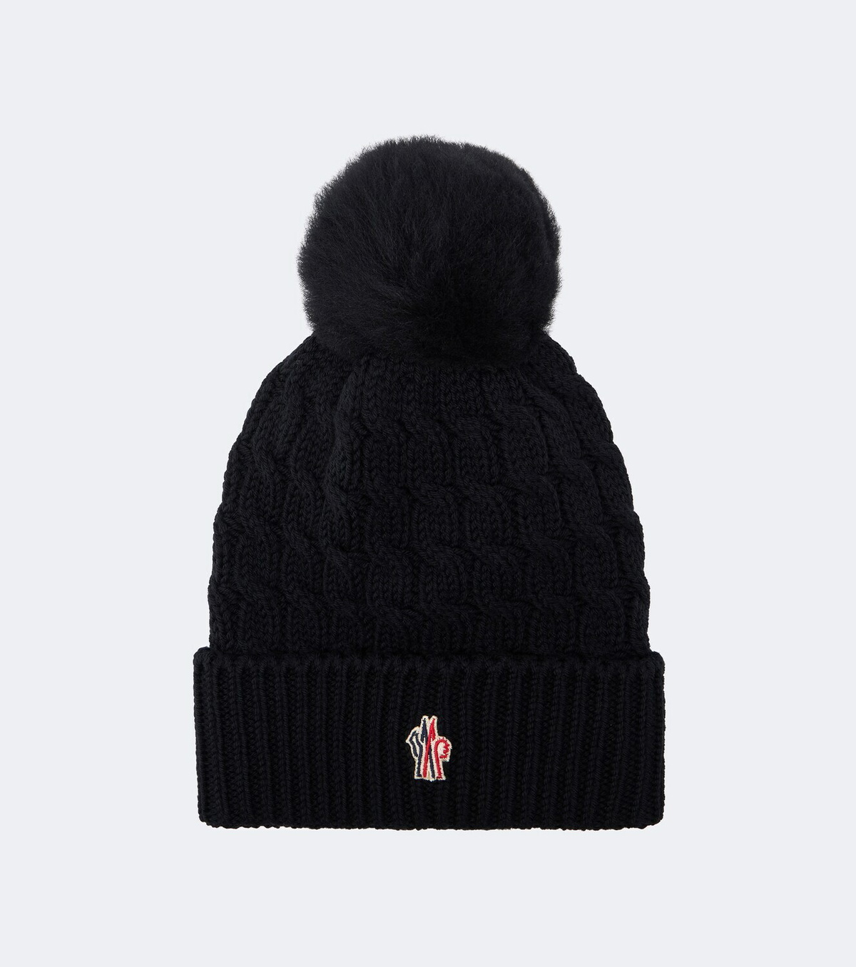 Moncler Grenoble Cable-knit virgin wool beanie