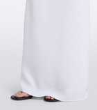 Jacquemus Drapée jersey maxi dress