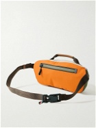 Moncler Grenoble - Logo-Appliquéd Leather-Trimmed Shell Belt Bag