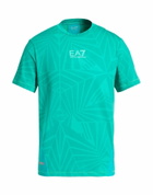 Ea7 Mens T-shirt Emerald in Green
