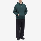 Drole de Monsieur Men's Drôle de Monsieur Centre Logo Hoodie in Dark Green