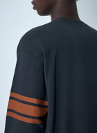 Stüssy Stripe Logo Motif Sweatshirt