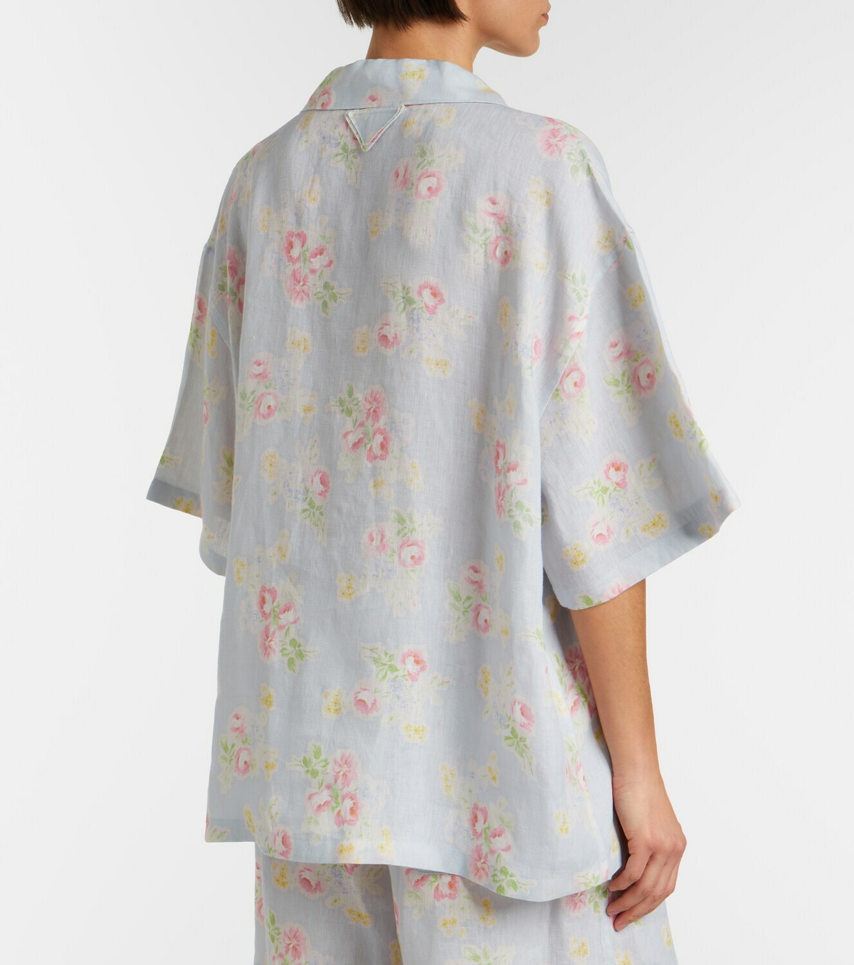 Prada Floral linen shirt