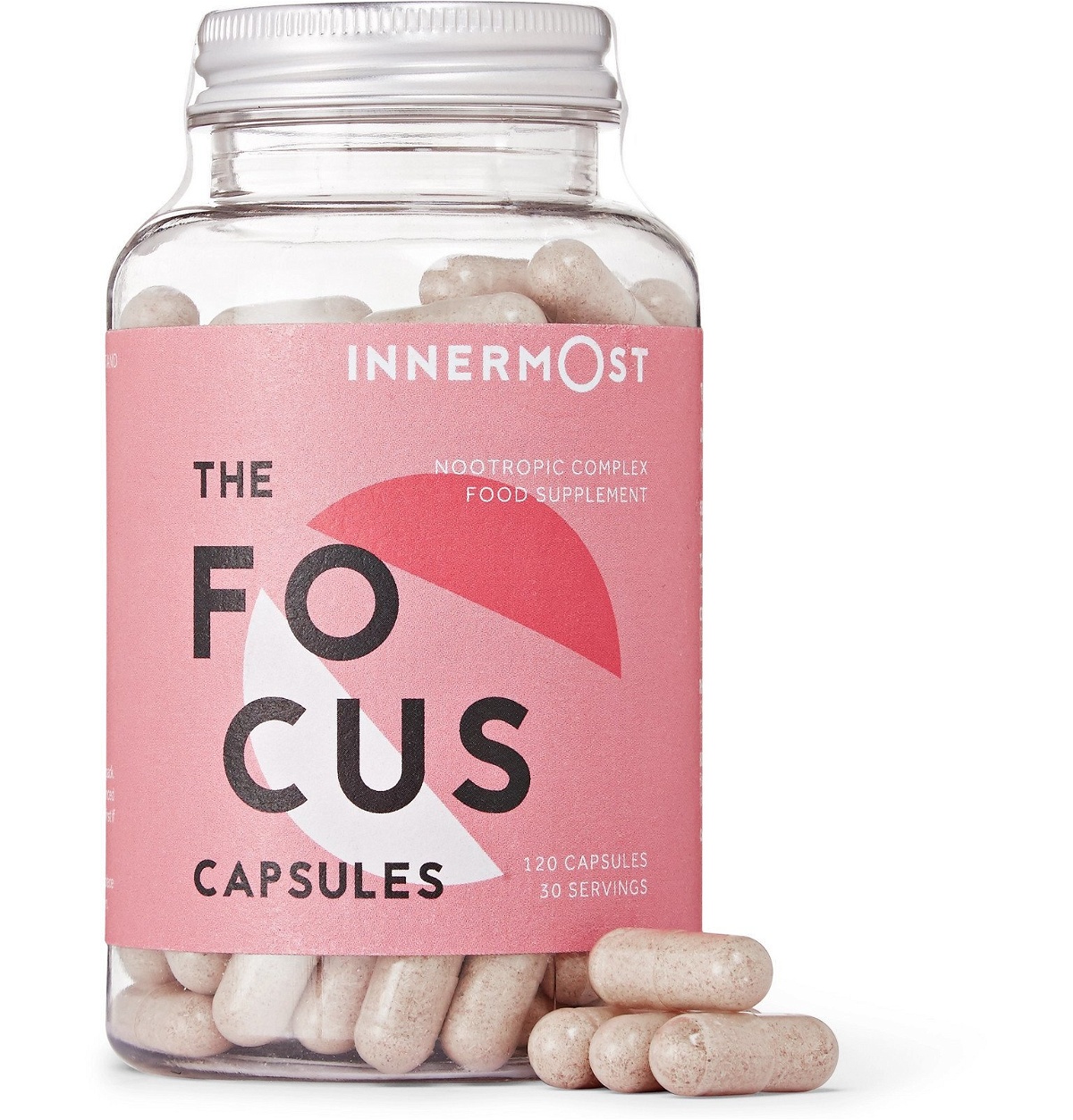 Photo: Innermost - The Focus Supplement, 120 Capsules - Colorless