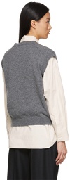 Margaret Howell Grey Merino Cashmere Sweater Vest