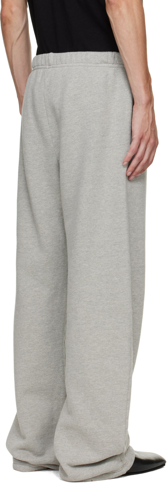 Les Tien Gray Heavyweight Puddle Sweatpants