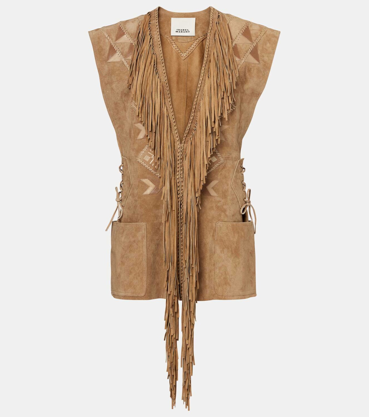 Isabel Marant Dalila fringed suede vest