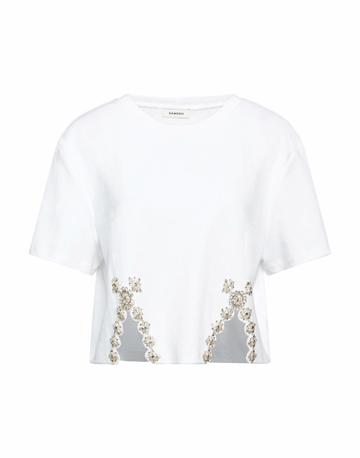 Sandro Womens T-shirt in White
