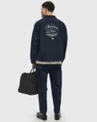 Drôle de Monsieur La Veste Slogan Vignes Blue Mens Overshirt
