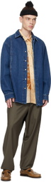 Magliano Navy Bomber Denim Shirt