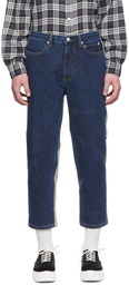 Undercoverism Indigo Paneled Jeans