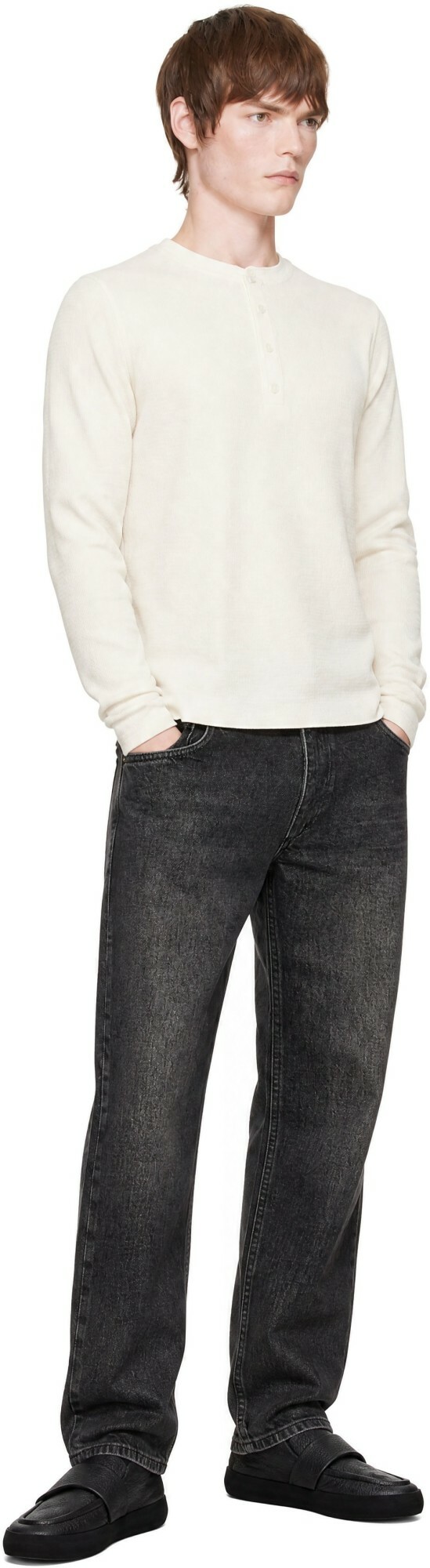 rag & bone Gray Fit 4 Straight Jeans