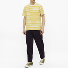 Folk Men's Hazy Stripe T-Shirt in Gold