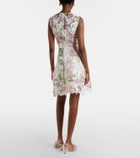 Oscar de la Renta Embroidered cocktail dress