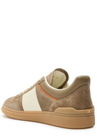 Valentino Garavani Upvillage Panelled Suede Sneakers Beige