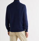 RLX Ralph Lauren - Logo-Embroidered Cotton Half-Zip Golf Sweater - Blue