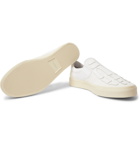 AMIRI - Skel Toe Leather-Appliquéd Corduroy and Canvas Slip-On Sneakers - Neutrals