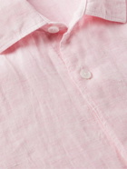 Orlebar Brown - Giles Linen Shirt - Pink