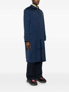 Labrum London Blue Zip-Up Shell Coat