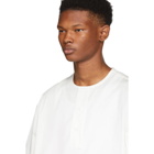 Lemaire White Woven Henley