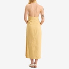 SIR. Women's Carlotta Tie Midi Dress in Raffia