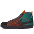 Nike SB Men's Zoom Blazer Mid PRM Sneakers in Noble Green/Black