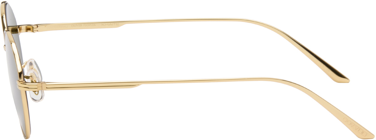 KHAITE Gold Oliver Peoples Edition 1998C Sunglasses