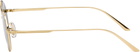 KHAITE Gold Oliver Peoples Edition 1998C Sunglasses
