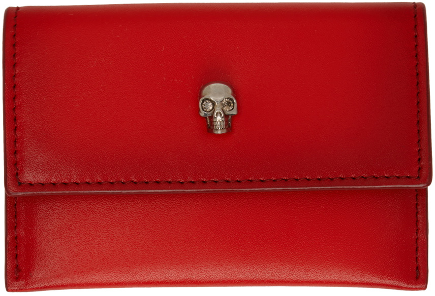 Alexander McQueen, Red skull and stud card holder