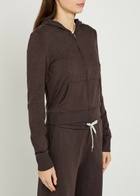 Vuori Halo Mini Hooded Stretch-jersey Sweatshirt Mauve