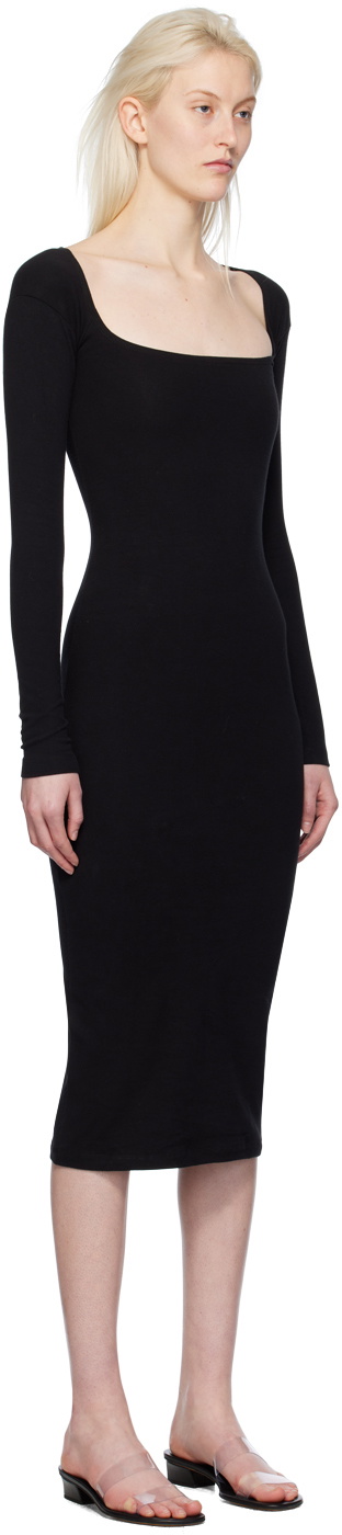 Gil Rodriguez Black 'El Tigre' Midi Dress