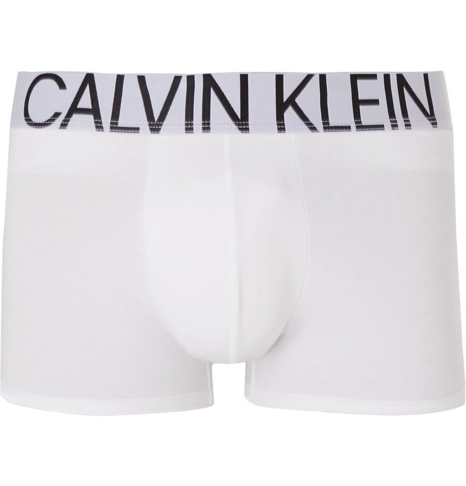 Calvin Klein Underwear - Stretch-Cotton Boxer Briefs - White Calvin Klein  Underwear