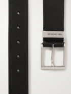 BALENCIAGA - 3.5cm Leather Belt - Black