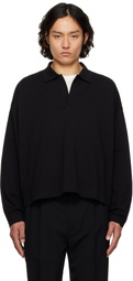 The Row Black Bryson Polo
