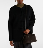 DeMellier Stockholm Small suede top-handle bag