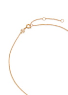 Tory Burch Forget Me Not Floral Pavé 18kt Gold-plated Necklace - One Size