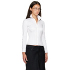 Balenciaga White Corseted Shirt
