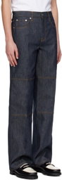 Helmut Lang Indigo Panel Jeans