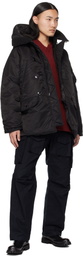 BEAMS PLUS Black MIL Type N-3B Down Jacket