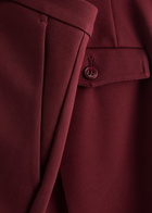 Dorothee Schumacher Emotional Essence Straight-leg Jersey Trousers Burgundy