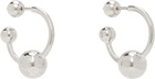 Jean Paul Gaultier Silver 'The Piercing' Earrings